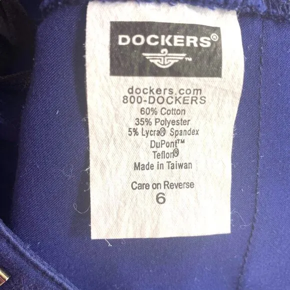 00s DOCKERS Vintage Blue Wrap Around Skort