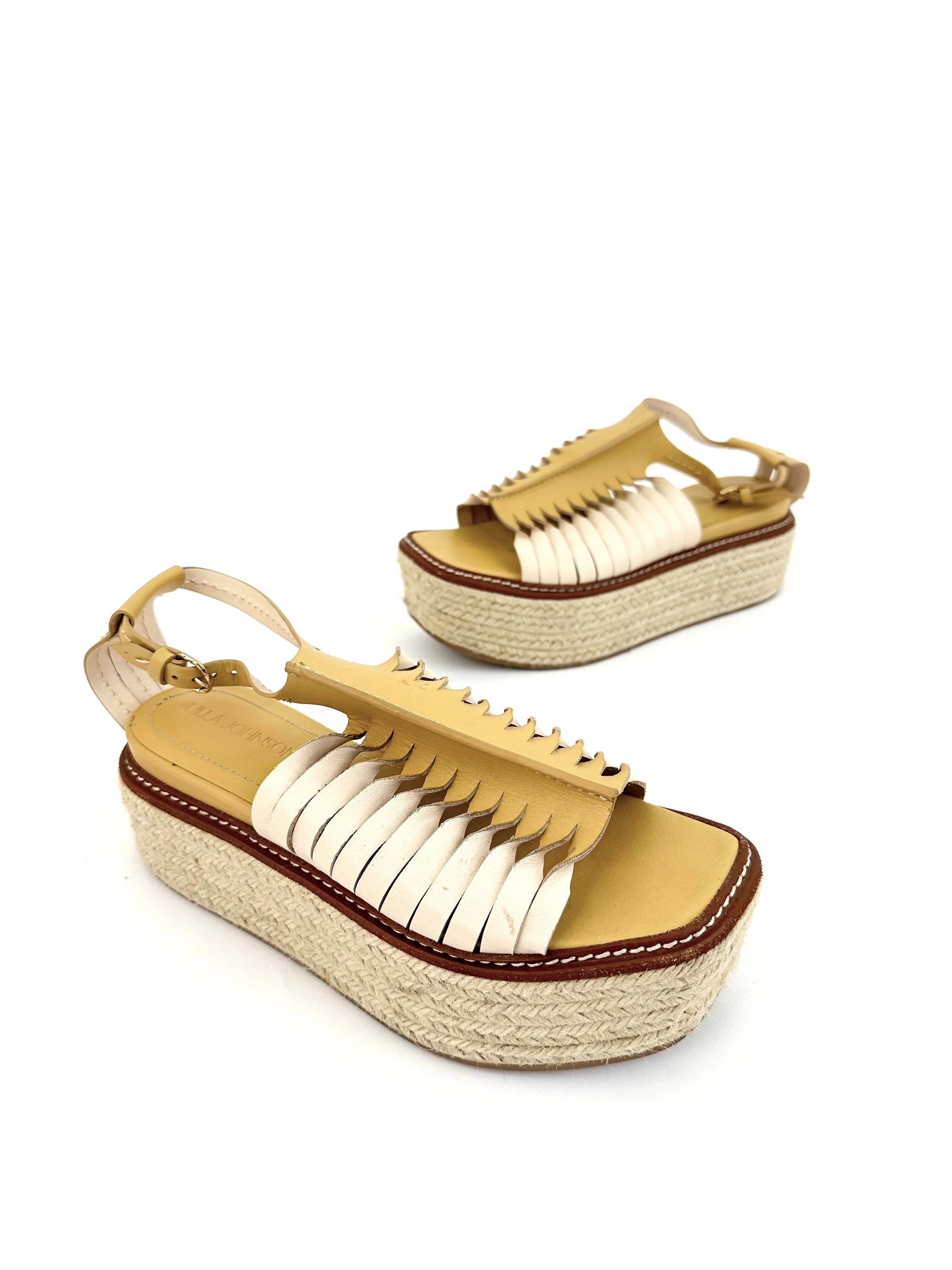 2022 Ulla Johnson Valencia Espadrille Platforms