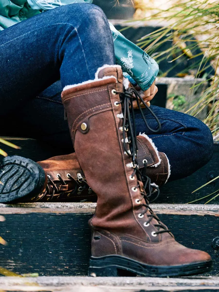 30% OFF - ARIAT Wythburn Tall Boots - Womens Waterproof Insulated - Dark Brown UK 7.5 & 8