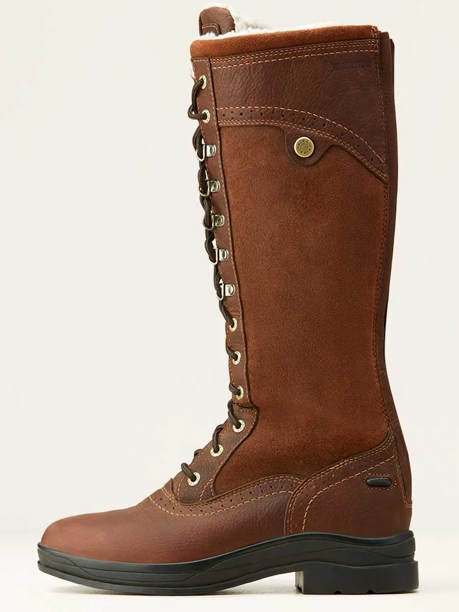 30% OFF - ARIAT Wythburn Tall Boots - Womens Waterproof Insulated - Dark Brown UK 7.5 & 8