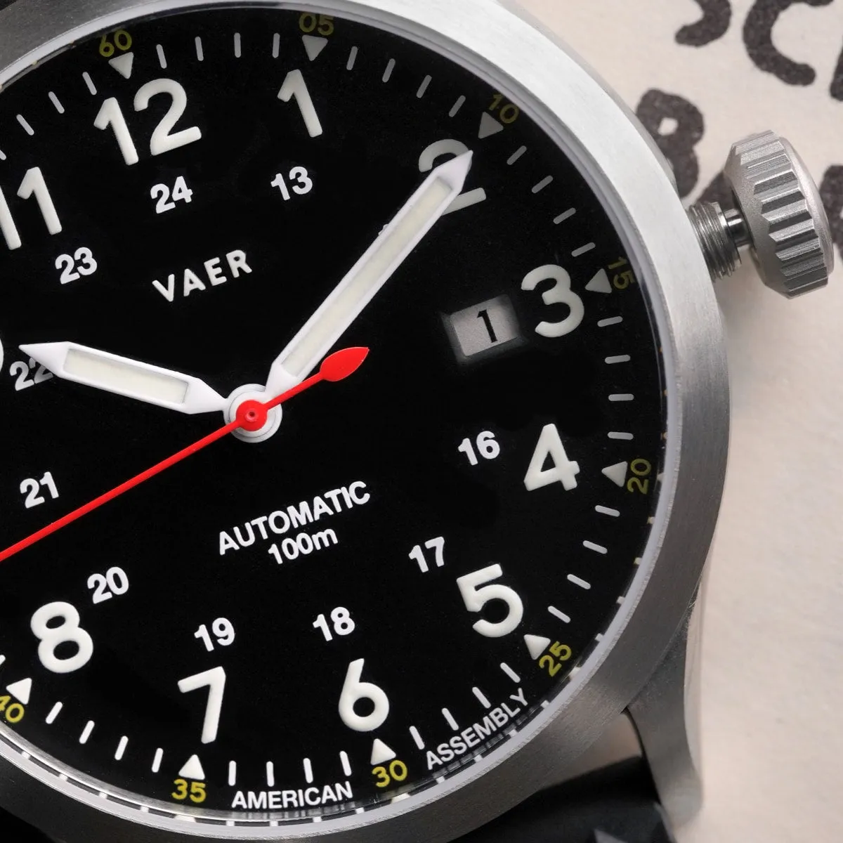 A5 Field Black - USA Auto 40mm