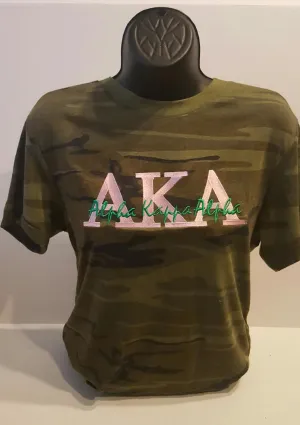AKA CAMO TSHIRT(SCRIPT)