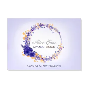 ALICE & JANE EYESHADOWS PALETTE "LAVENDER BROWN"