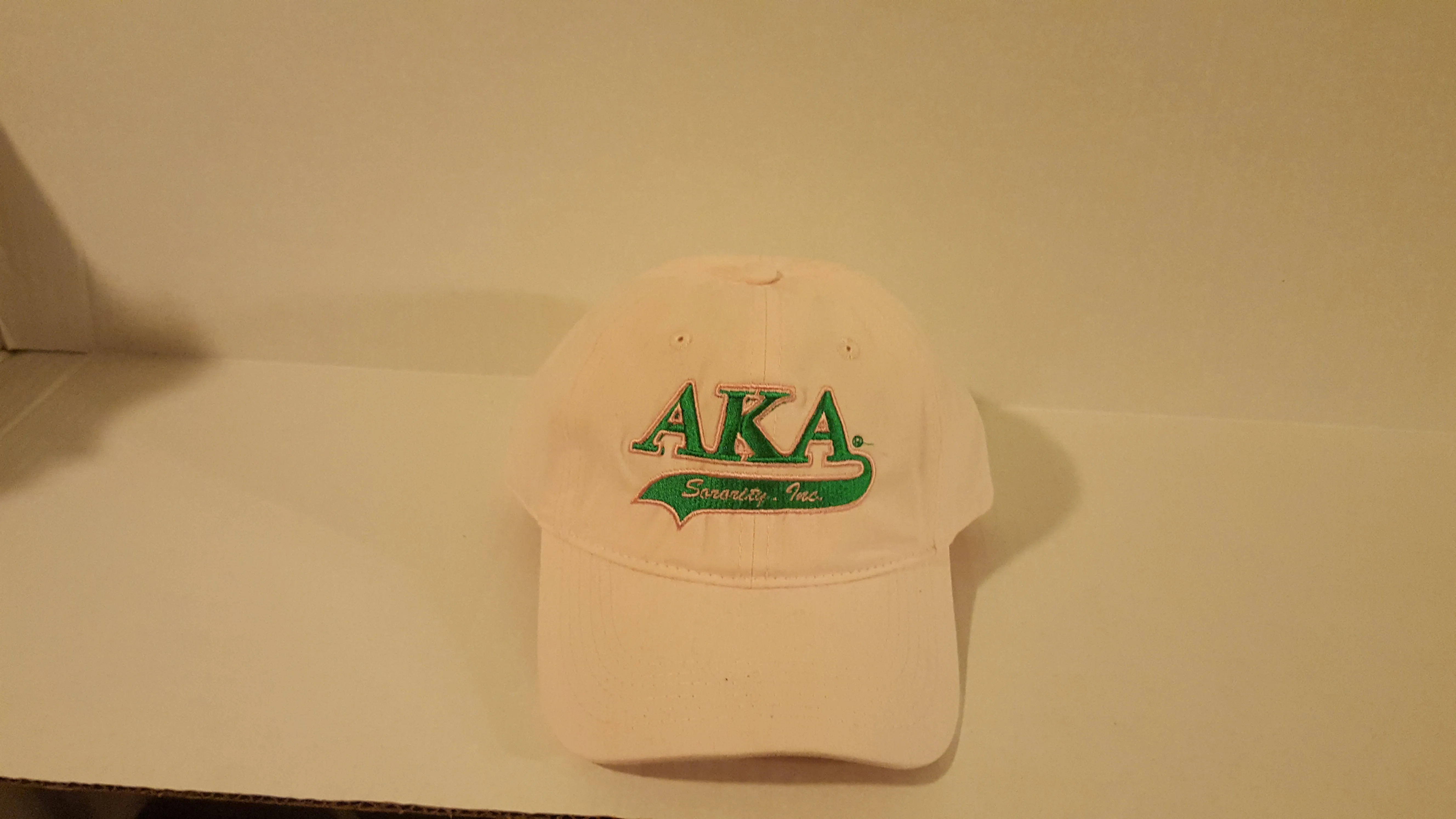 ALPHA KAPPA ALPHA(Tail Design)Green Baaeball Cap