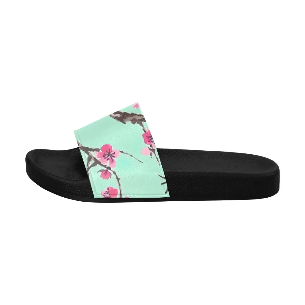 Arizona Green Tea Pattern Women's Slide Sandals