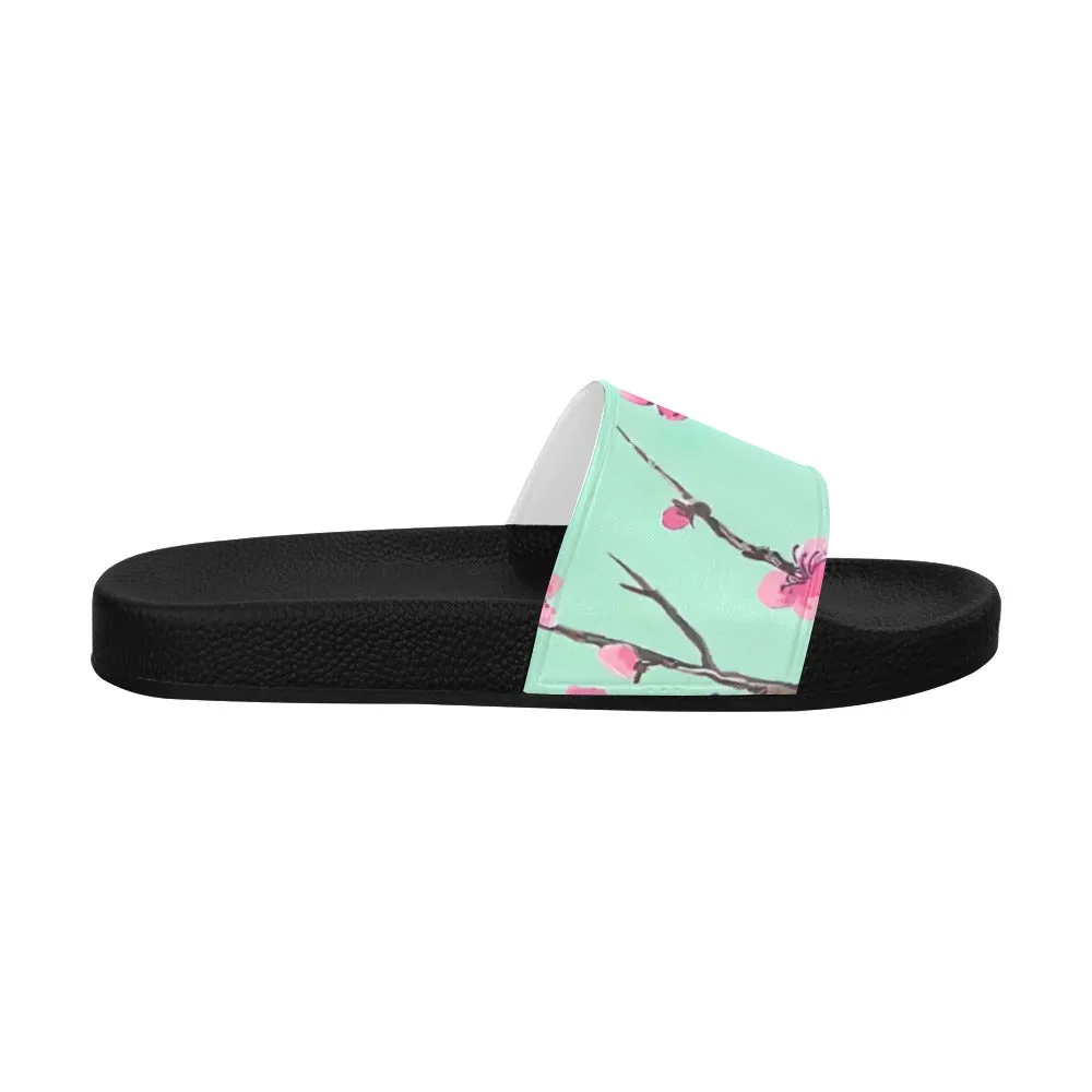 Arizona Green Tea Pattern Women's Slide Sandals