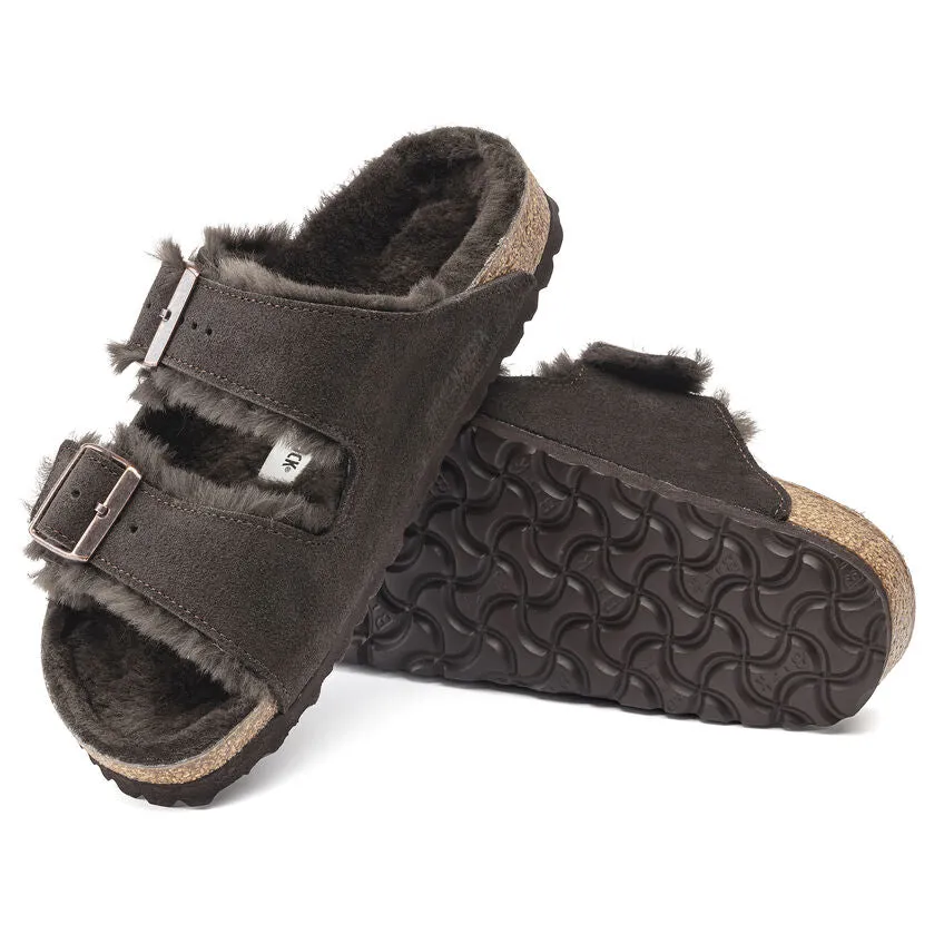 Arizona - Mocha Suede Shearling||Arizona - Suède fourrure mocha