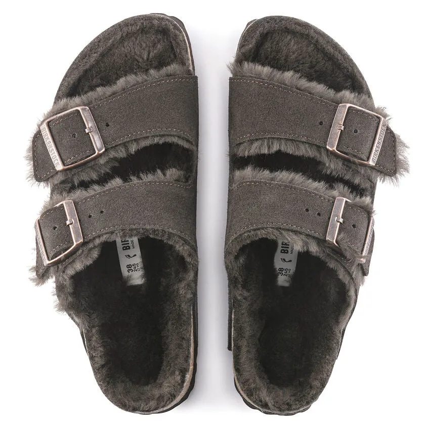 Arizona - Mocha Suede Shearling||Arizona - Suède fourrure mocha