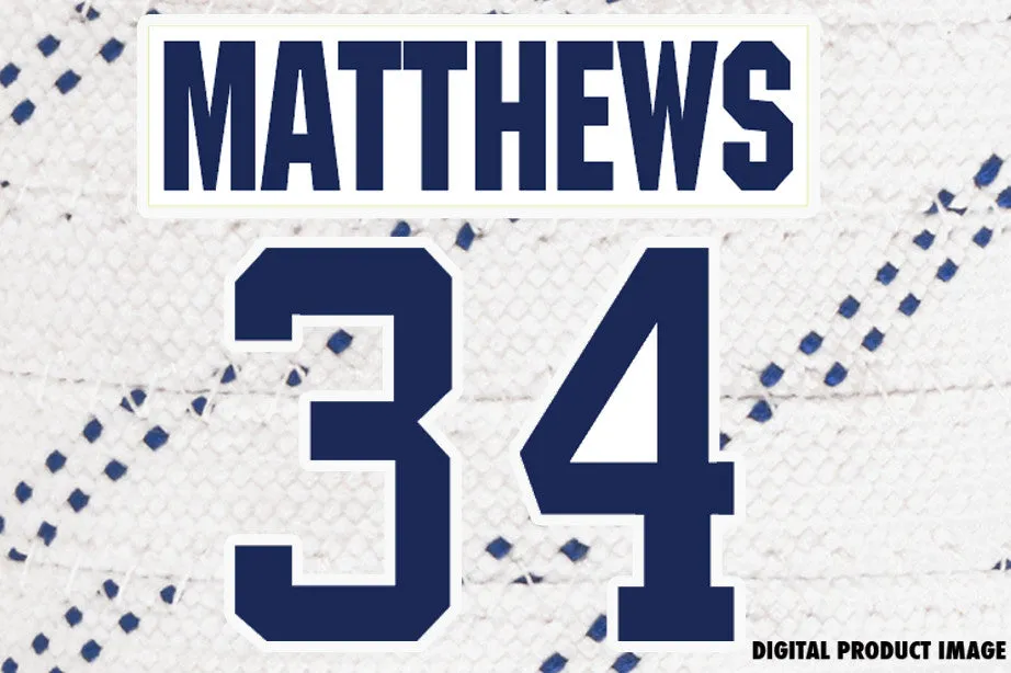 Auston Matthews #34