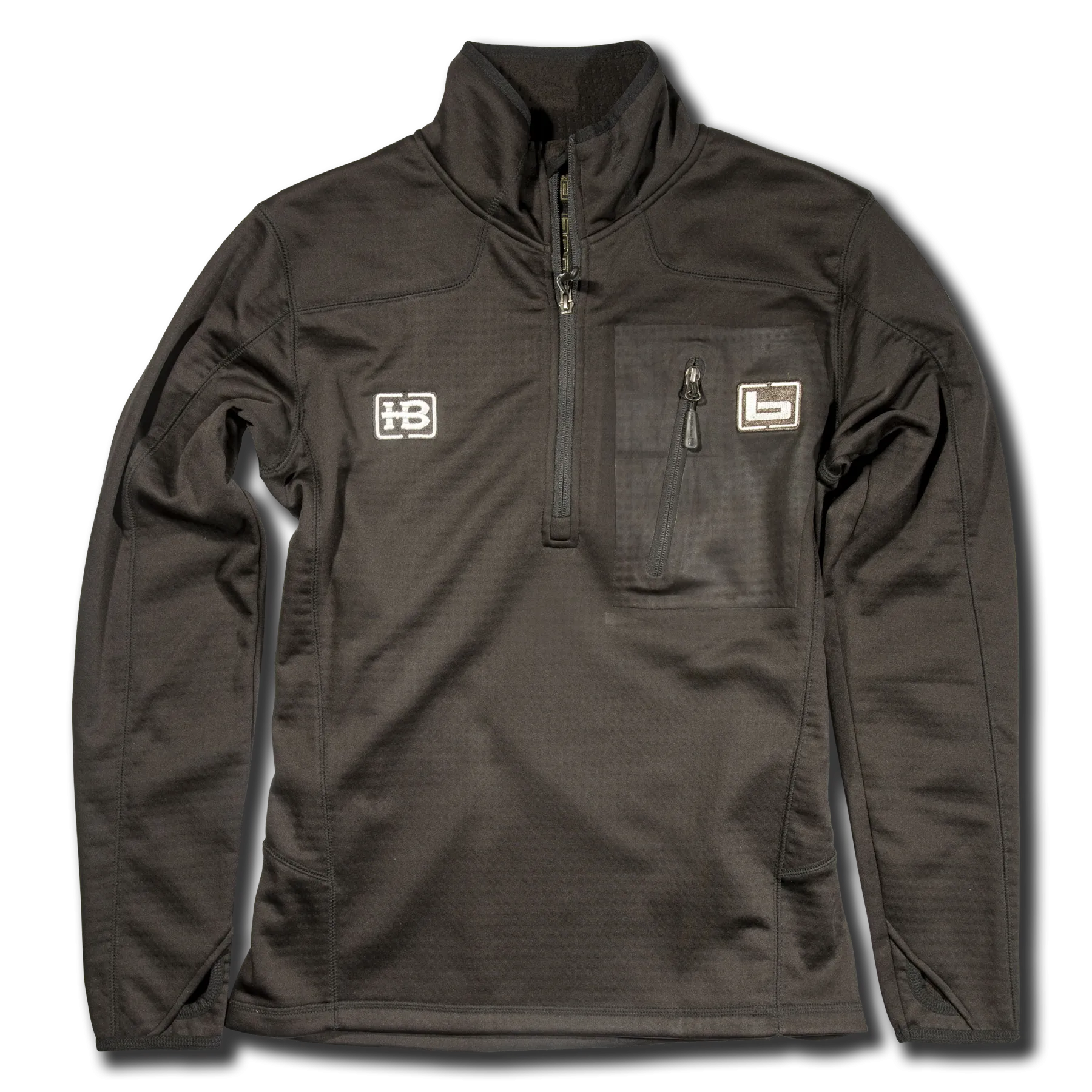 Banded 1/4 Zip Mid Layer Fleece Pullover