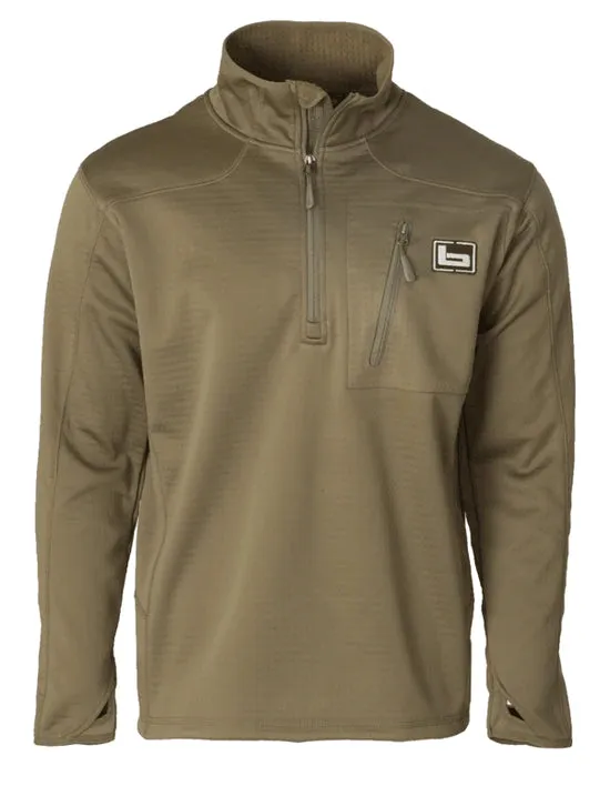 Banded 1/4 Zip Mid Layer Fleece Pullover