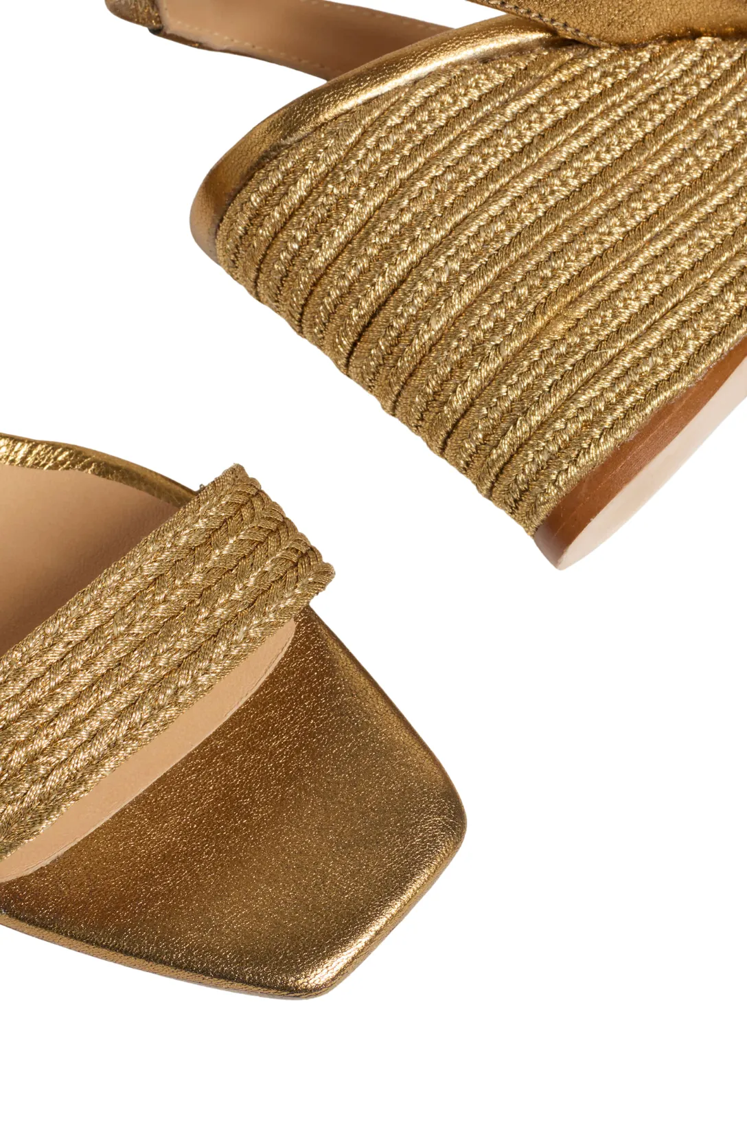 Barby Gold Wedge | Old Gold