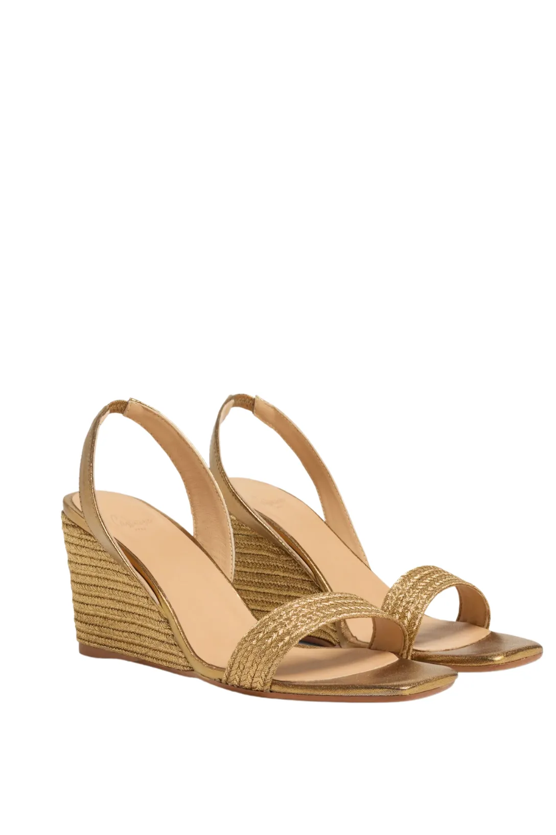 Barby Gold Wedge | Old Gold