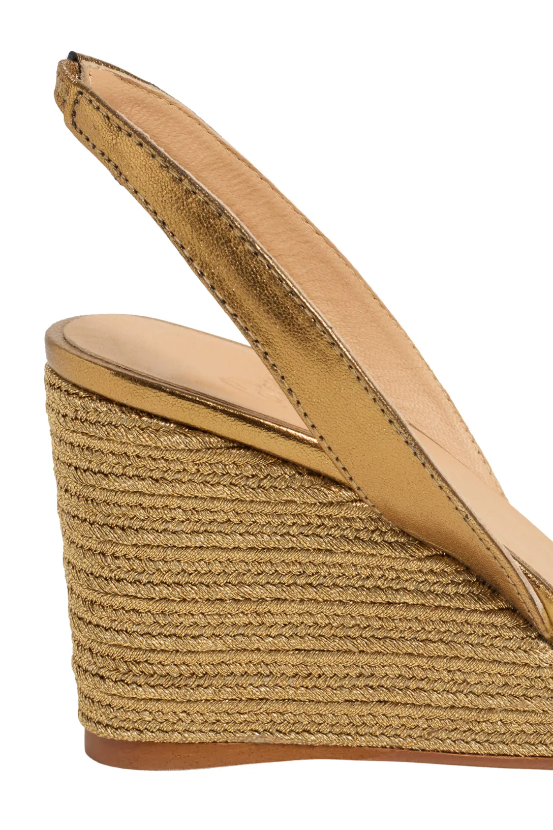 Barby Gold Wedge | Old Gold