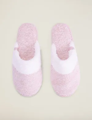 Barefoot Dreams | Cozy Chic Women's Malibu Slipper {Dusty Rose White}
