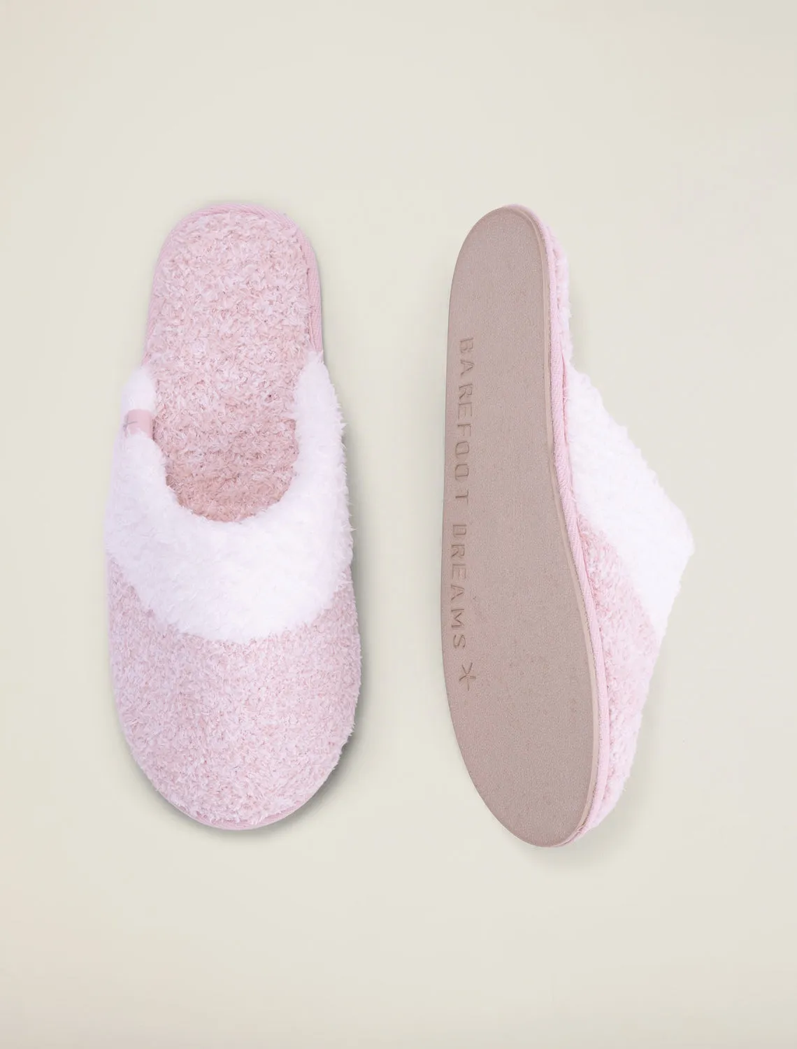 Barefoot Dreams | Cozy Chic Women's Malibu Slipper {Dusty Rose White}