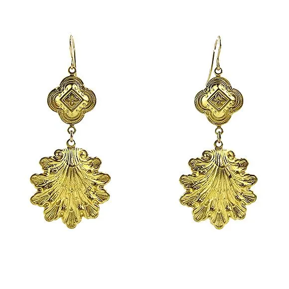 Benin Shell Earrings (WS)