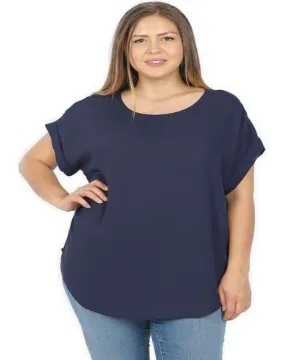 Betsy Short Sleeve Tunic (Plus)