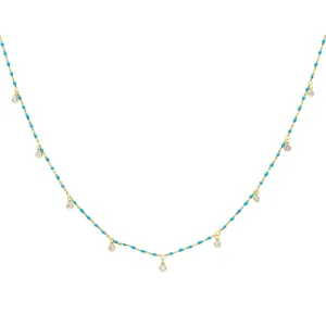 Bezel Beads Necklace