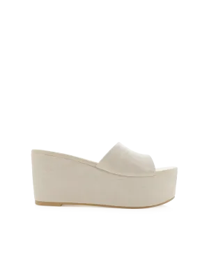 Billini | Fran Wedge Sandals | Bone Croc