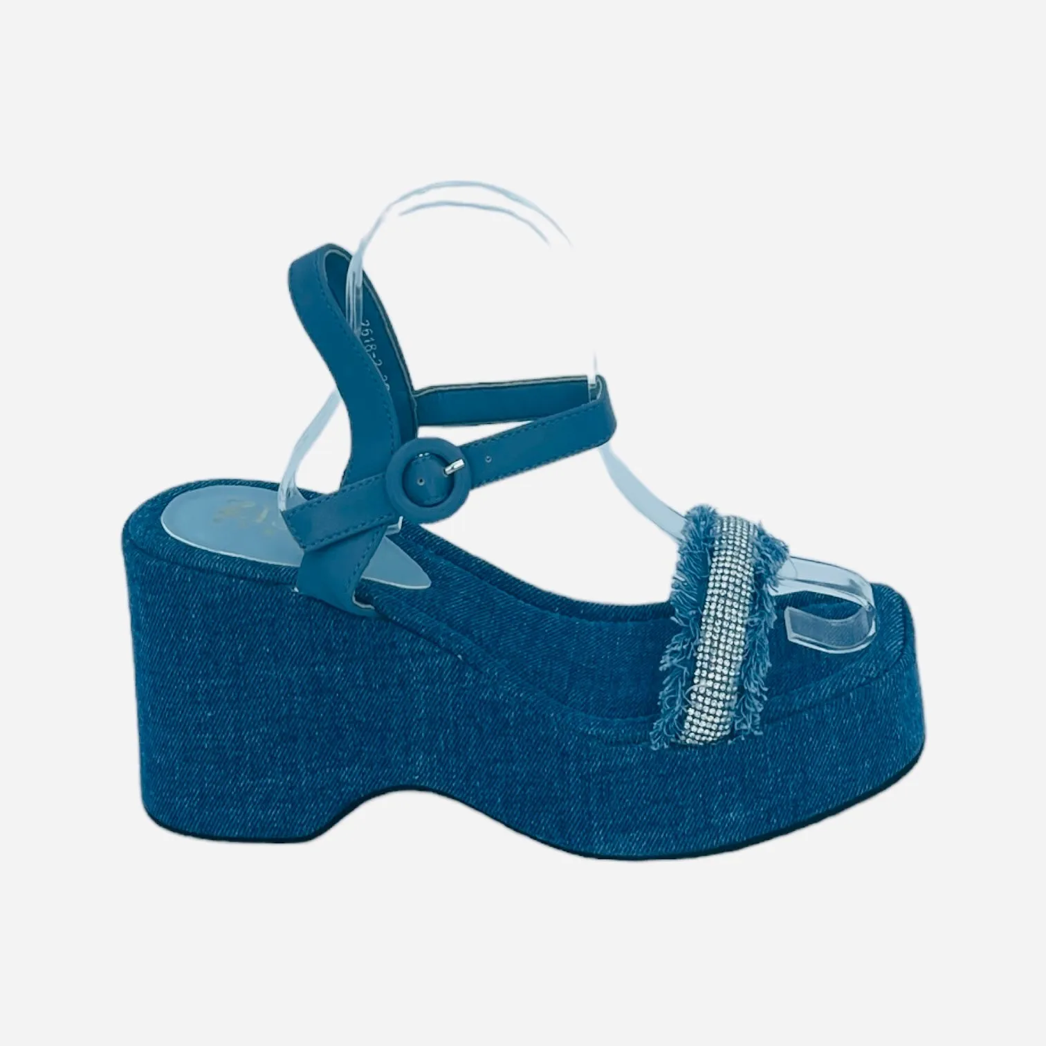 Blue Jeans on Beach Sandals