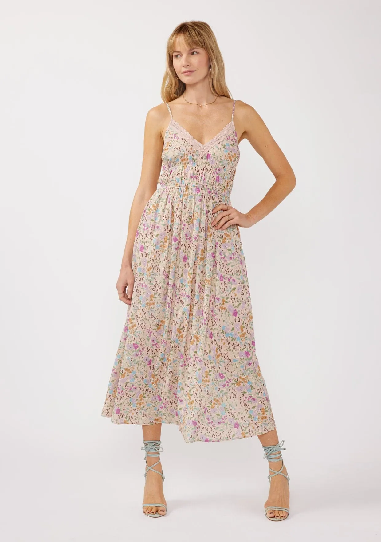 Blush Petal Maxi Dress