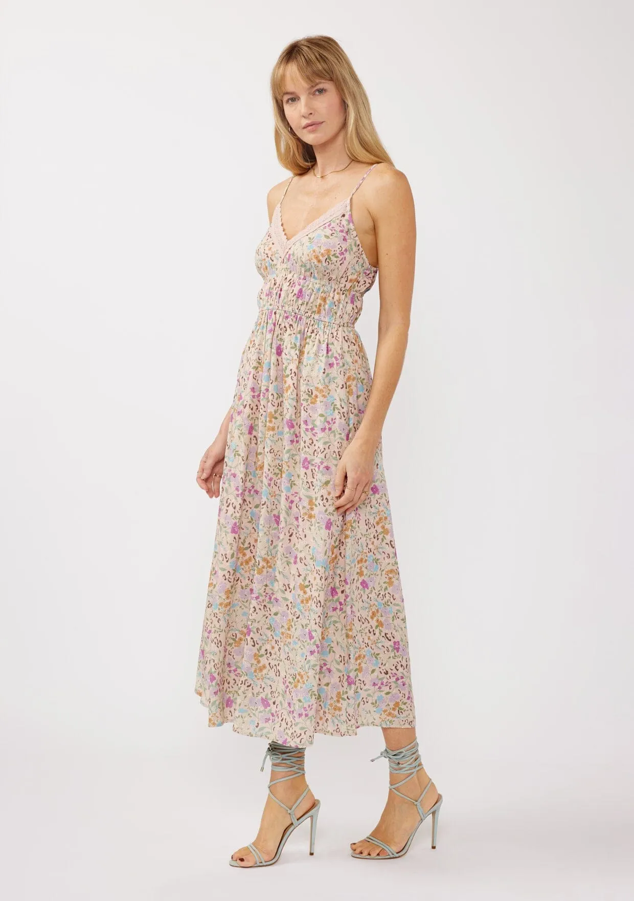 Blush Petal Maxi Dress