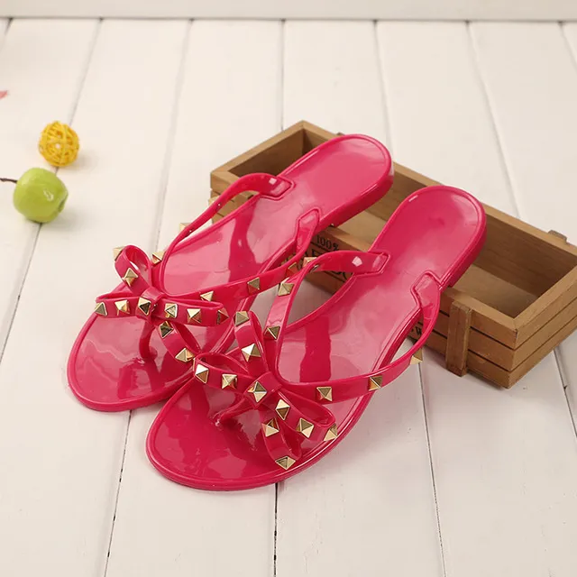 Bowtie Stone Slippers