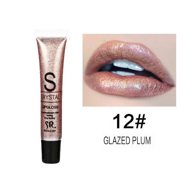 Brand Long Lasting Moisturizer Glitter Lip Gloss Tint Cosmetics Nutritious Shimmer Liquid Lipstick Beauty Lips Makeup