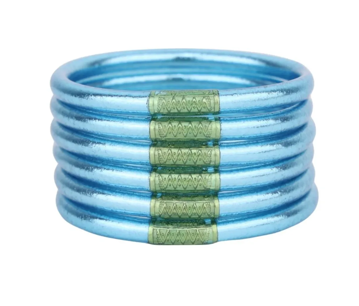 {Budha Girl} All Weather Bangles - Azure