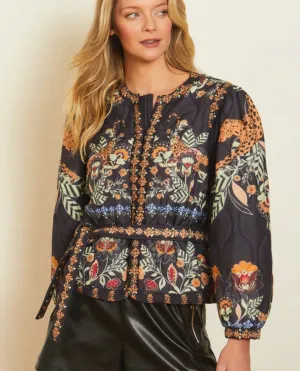 Caballero Ember Jacket - Vintage Cheetah