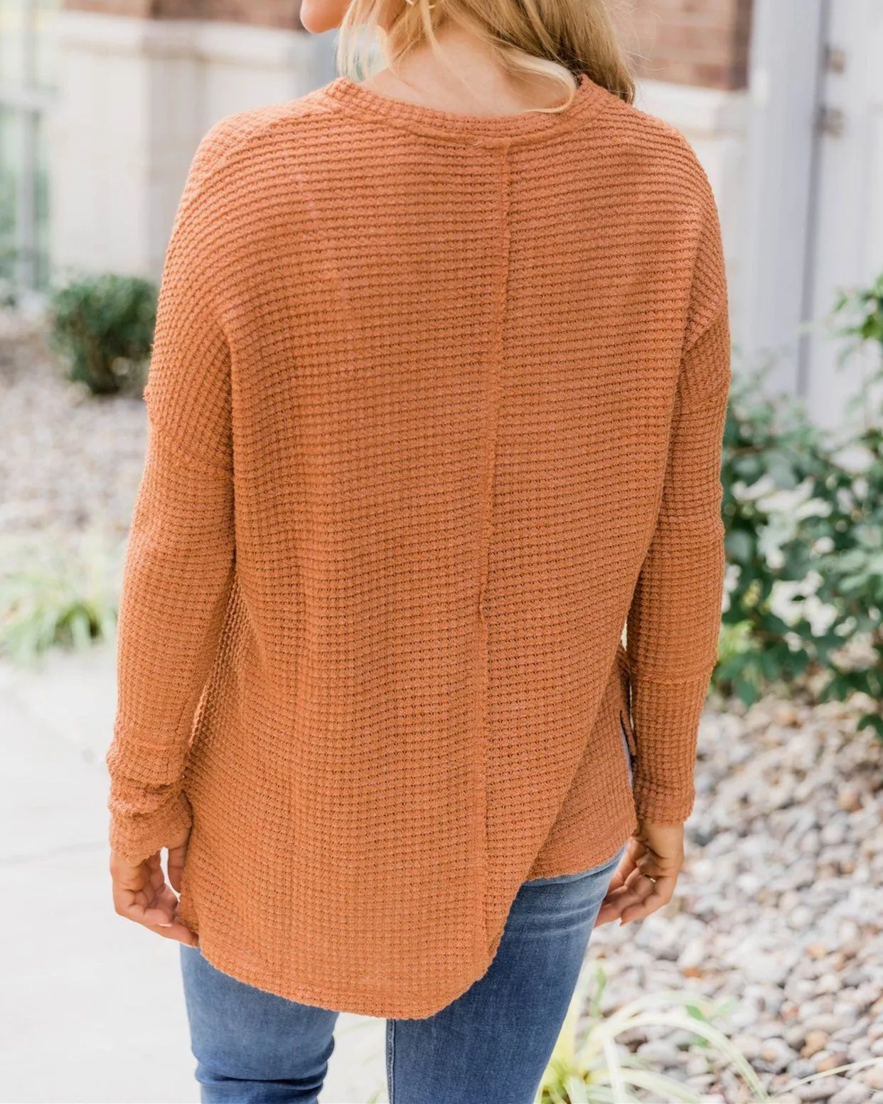 Can't Escape Most Burnt Pullover Blouse - Orange