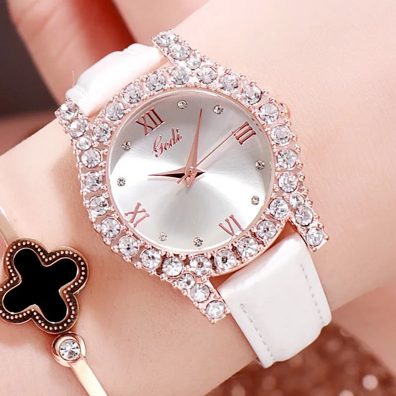 Casual Leather Strap Women's Watch