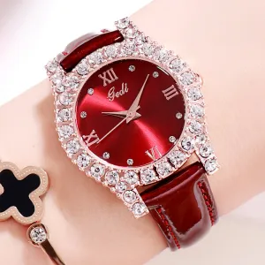Casual Leather Strap Women's Watch