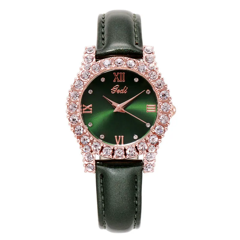 Casual Leather Strap Women's Watch