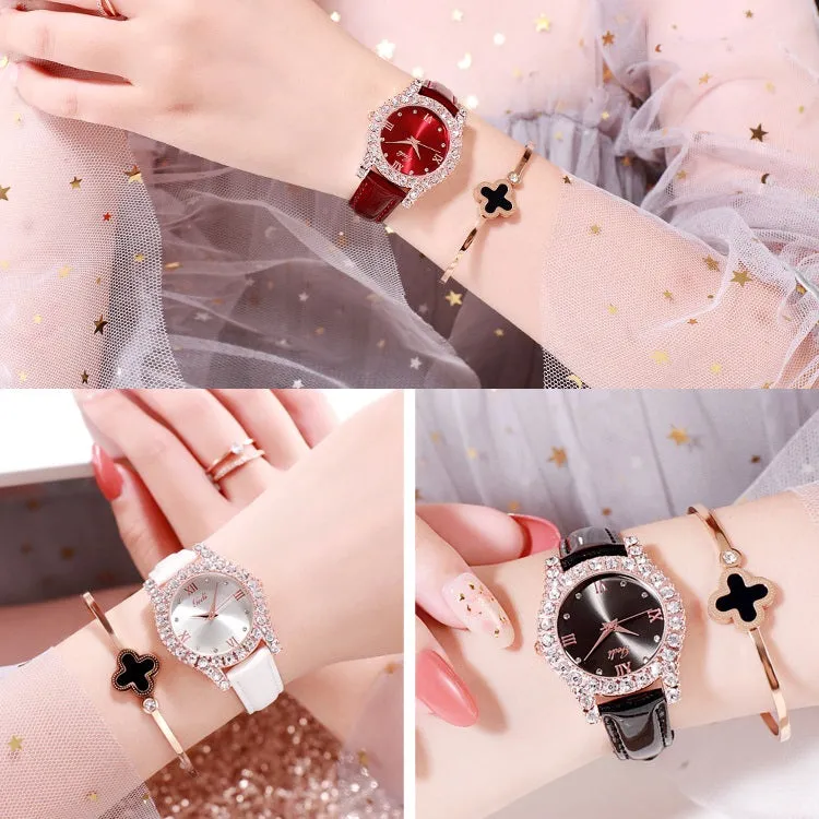 Casual Leather Strap Women's Watch