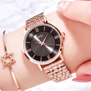 Casual Roman Numberal Scale Women's Watch