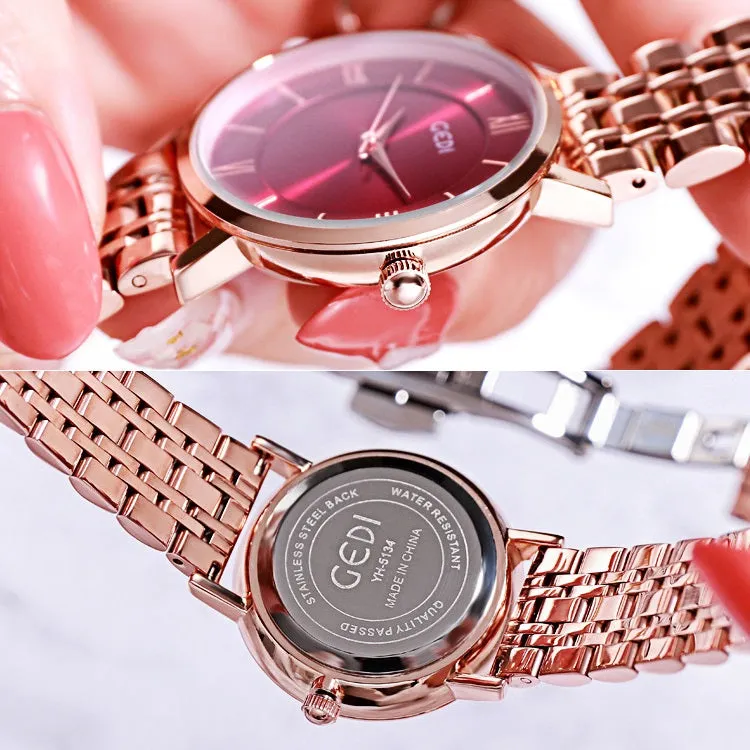 Casual Roman Numberal Scale Women's Watch
