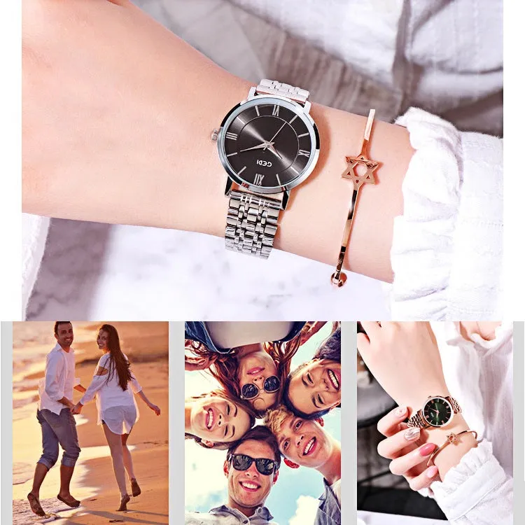 Casual Roman Numberal Scale Women's Watch