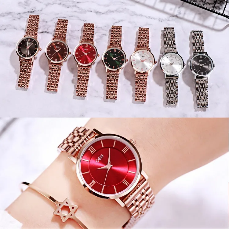 Casual Roman Numberal Scale Women's Watch