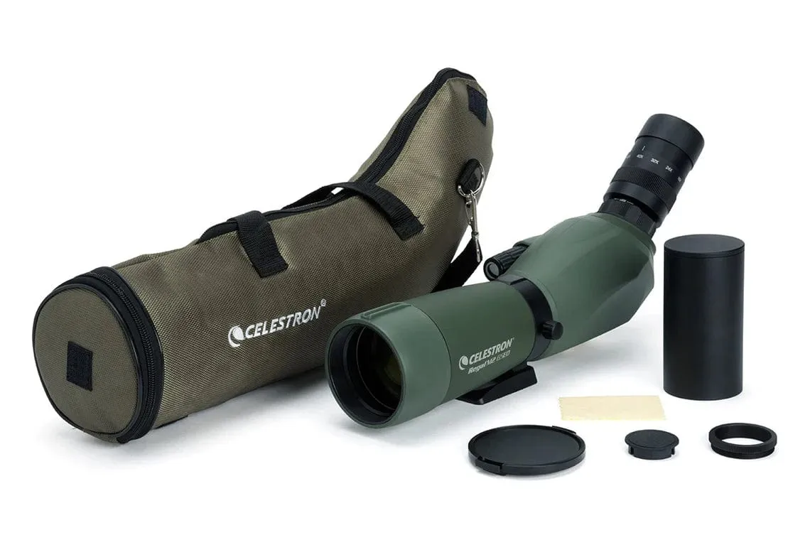 Celestron Regal M2 16-48x65mm ED Angled Zoom Spotting Scope - 52304