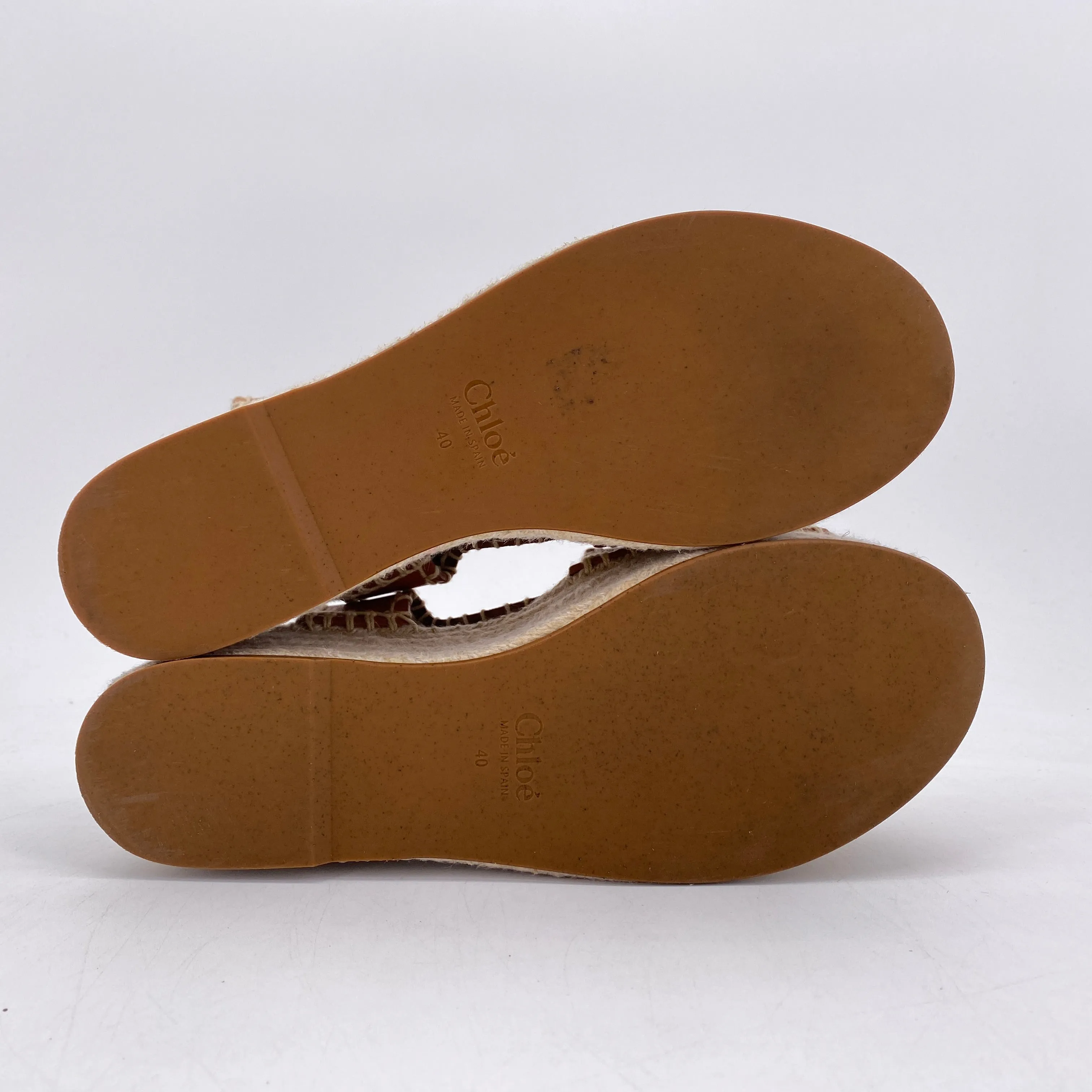 Chloe Sandals "Lucinda Espadrille"  Used Size 40W