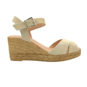 CLARA Cream espadrilles