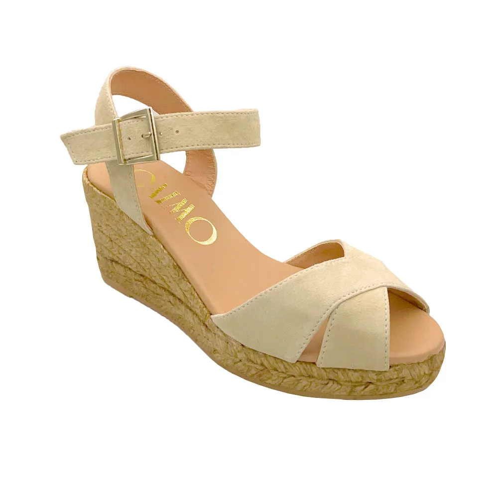 CLARA Cream espadrilles
