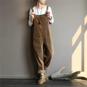 Clara - Lässiger Frühlings Cord-Overall für Damen