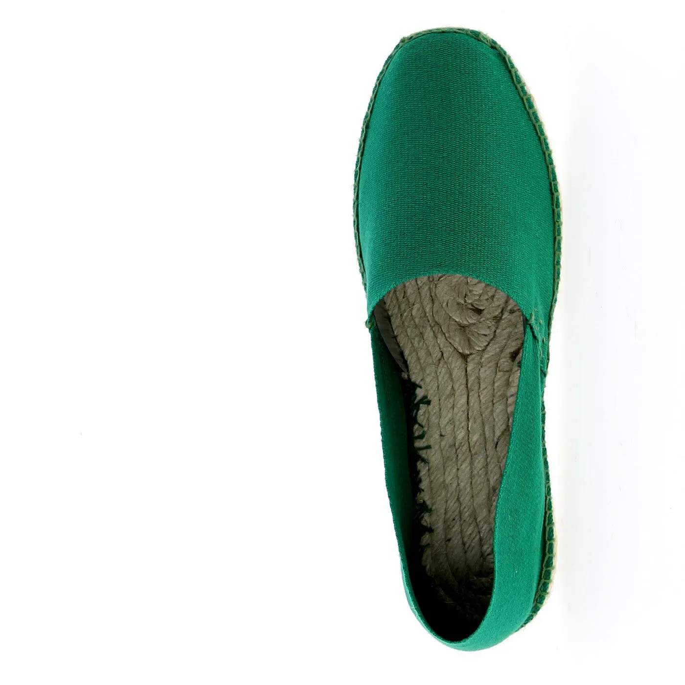 Classic Dark Green Espadrilles | Hand-Sewn & 100% Made in France