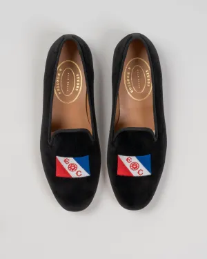 Club Shoes in Black Velvet (Women's)
