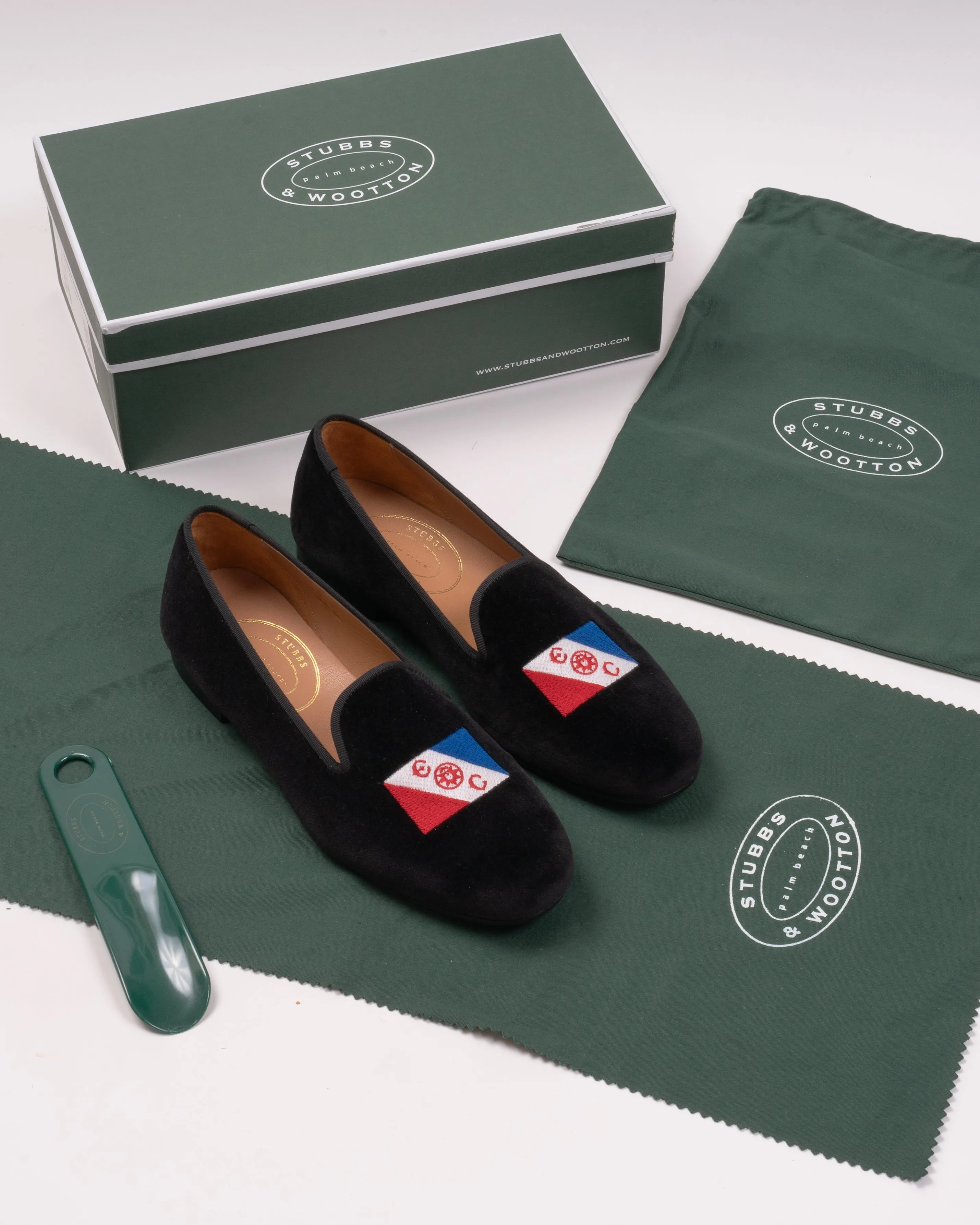 Club Shoes in Black Velvet (Women's)