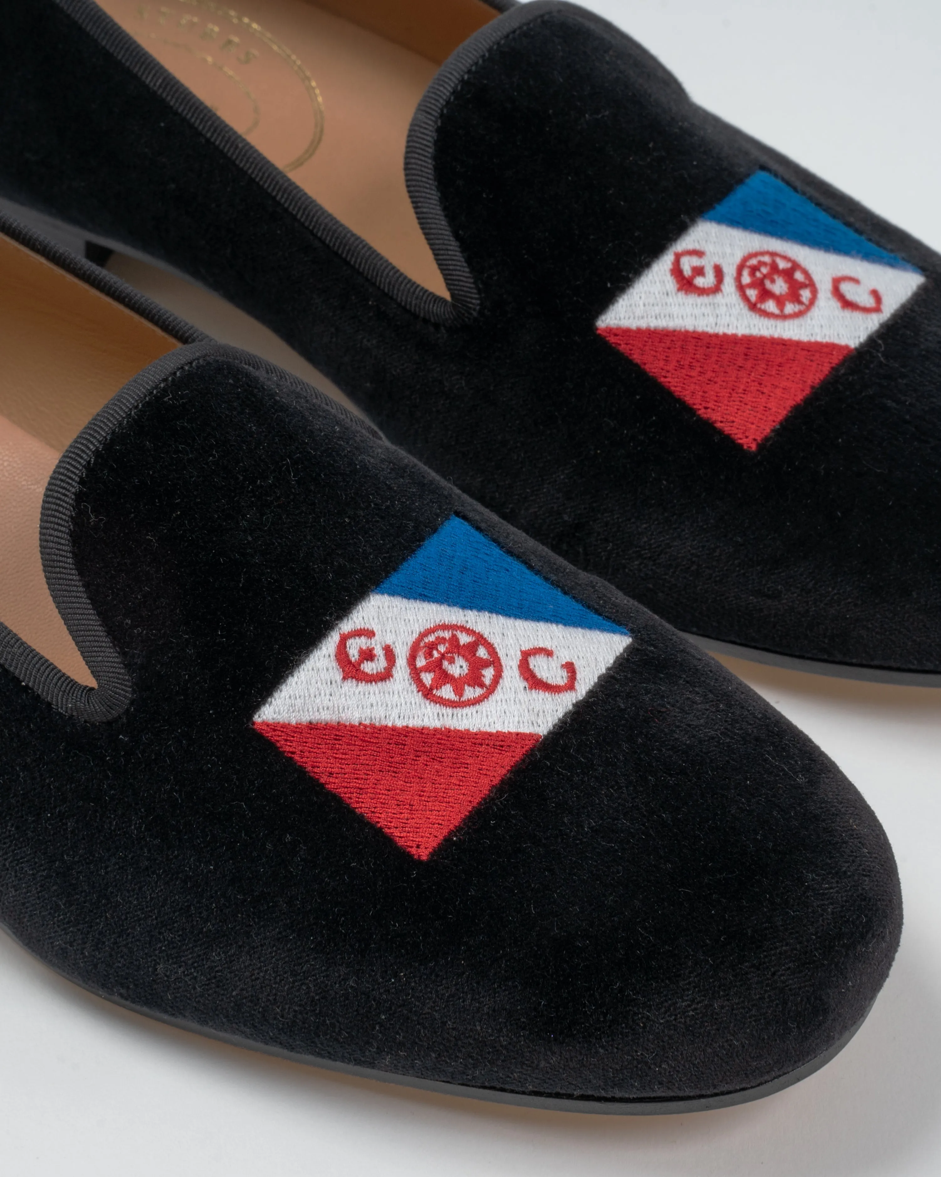 Club Shoes in Black Velvet (Women's)