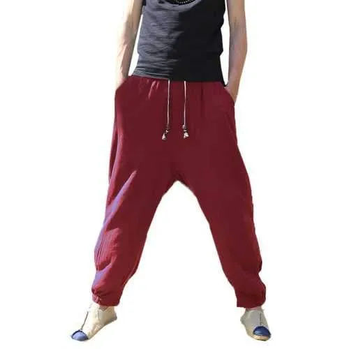 Cotton Linen Loose Casual Harem Pants